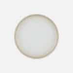 EDGE PLATE FLAT ROUND 15CM GRADIANT BEIGE PORCELAIN Bauscher Germany