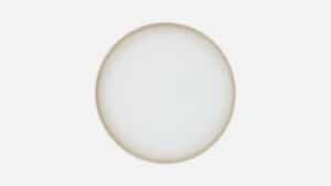 EDGE PLATE FLAT ROUND 26CM GRADIANT BEIGE PORCELAIN Bauscher Germany