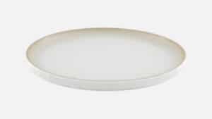 EDGE PLATE FLAT ROUND 26CM GRADIANT BEIGE PORCELAIN Bauscher Germany - Image 2