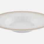 EDGE PLATE DEEP ROUND 26CM GRADIANT BEIGE PORCELAIN Bauscher Germany