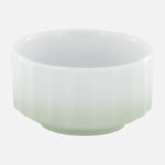 EDGE CUP STACKABLE 10CM/0.3LT GRADIENT SAGE PORCELAIN Bauscher Germany