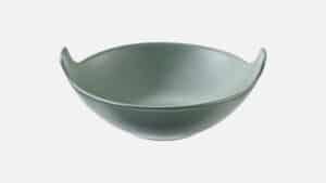 YUMI BOWL ROUND 20CM GREEN 1L STONEWARE PLAYGROUND
