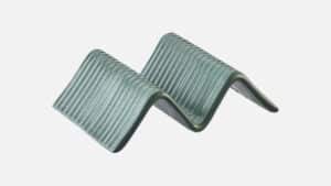 YUMI TACO HOLDER 2 SLOTS 15Χ10Χ4CM GREEN STONEWARE PLAYGROUND