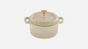 SPOTLIGHTS COCOTTE ROUND 10CM SAND 0,26L STONEWARE PLAYGROUND