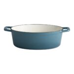 "5 STARS" BLUE CAST IRON ROASTER WITH LID 5LT 33X25X11CM APS GERMANY - Image 3