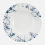 FINE DINING PLATE DEEP ROUND WITH RIM BUBBLES 28CM PORCELAIN SCHONWALD Germany