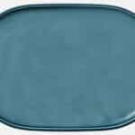 COMPANION PLATTER OVAL COUP PETROL BLUE 30X19CM PORCELAIN SCHONWALD Germany