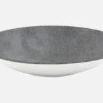 UNLIMITED PLATE DEEP COUP LIGHT CONCRETE 24CM PORCELAIN SCHONWALD Germany