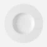 CANVAS PLATE DEEP ROUND WITH RIM 24CM PORCELAIN SCHONWALD Germany
