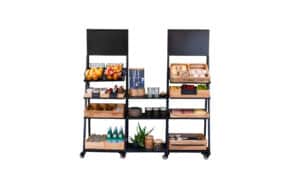 MOVE & SERVE BUFFET TOP DISPLAY L METALLIC 64X47X2CM STYLEPOINT - Image 3