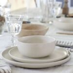PACIFICA VANILLA ΠΙΑΤΟ ΡΗΧΟ ΣΤΡΟΓΓΥΛΟ 32εκ STONEWARE COSTA NOVA - Image 2