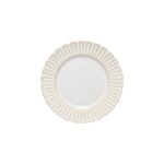 CRISTAL ΠΙΑΤΟ ΡΗΧΟ 22εκ WHITE STONEWARE COSTA NOVA