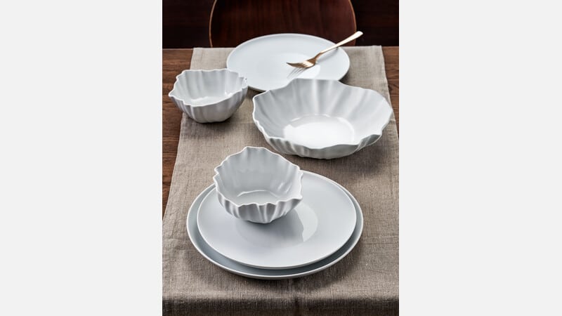 CANVAS PLATE FLAT COUPE 29CM PORCELAIN SCHONWALD Germany - Image 4