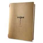 CUSTOM MENU HOLDER A4 23,2Χ31,8CM BACCO NATURAL WINE 2 ENVELOPES (4 SIDES) DAGSTYLE