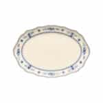 PLATTER 32CM VILA BEIGE BLUE STONEWARE COSTA NOVA