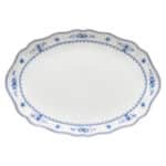 PLATTER 40CM VILA WHITE BLUE STONEWARE COSTA NOVA