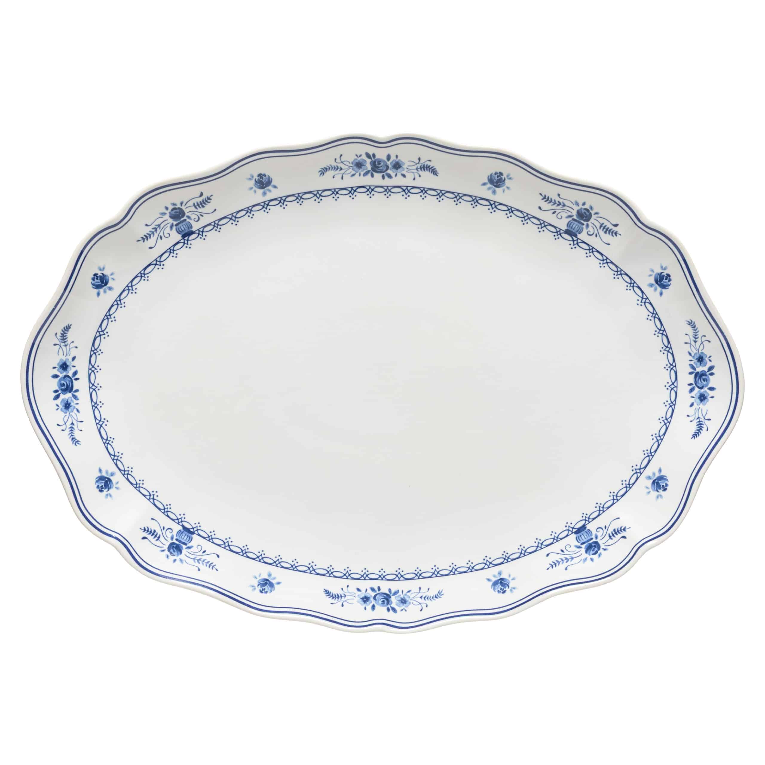 Vila VILA ΠΙΑΤΕΛΑ 40ΕΚ ΛΕΥΚΟ - ΜΠΛΕ STONEWARE COSTA NOVA - Image 1