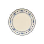 VILA DESSERT PLATE 27CM BEIGE BLUE STONEWARE COSTA NOVA