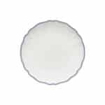 VILA DESSERT PLATE 27CM WHITE BLUE FILET STONEWARE COSTA NOVA