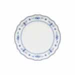 VILA DESSERT PLATE 27CM WHITE BLUE STONEWARE COSTA NOVA