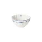 SOUP/CEREAL BOWL 16CM WHITE BLUE STONEWARE COSTA NOVA