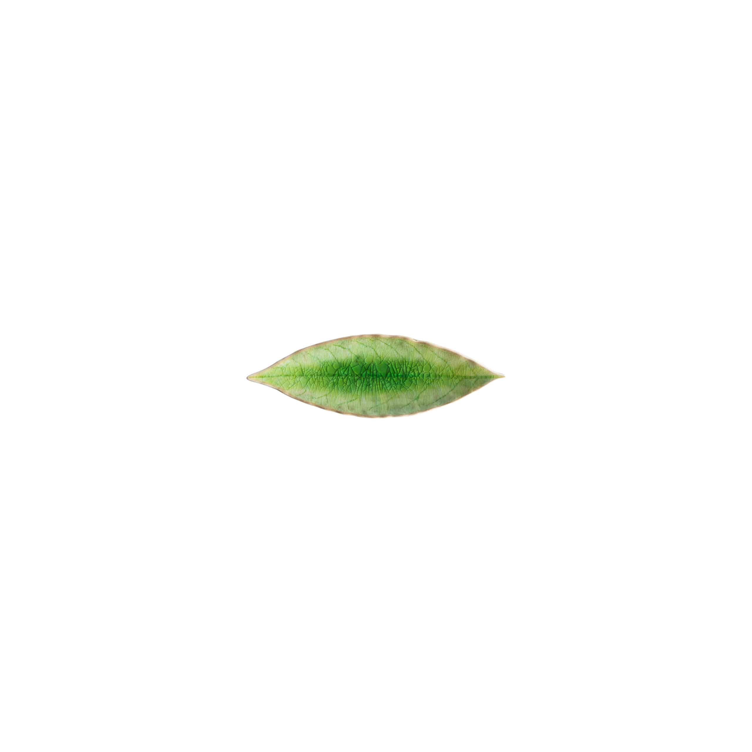 vep182-tmt-laurel-leaf-18 RIVIERA Laurel leaf ΠΙΑΤΕΛΑ 18cm "ΦΥΛΛΟ" STONEWARE COSTA NOVA - Image 1