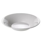 T8126 WHITE ROUND MELAMINE DEEP PLATE "LE PERLE" ø 30.5Χ6CM LEONE