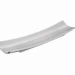 T8159 WHITE FLAT TRAY MELAMINE 31X8.2X3.3CM LEONE