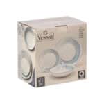 ΣΕΤ ΠΙΑΤΑ ΔΕΙΠΝΟΥ 12ΤΜΧ BLUE BRUSHED FINISH ARTE REGAL VESSIA®